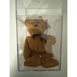 Ty FUZZ Beanie Baby Rare and Retired ERRORS with Case